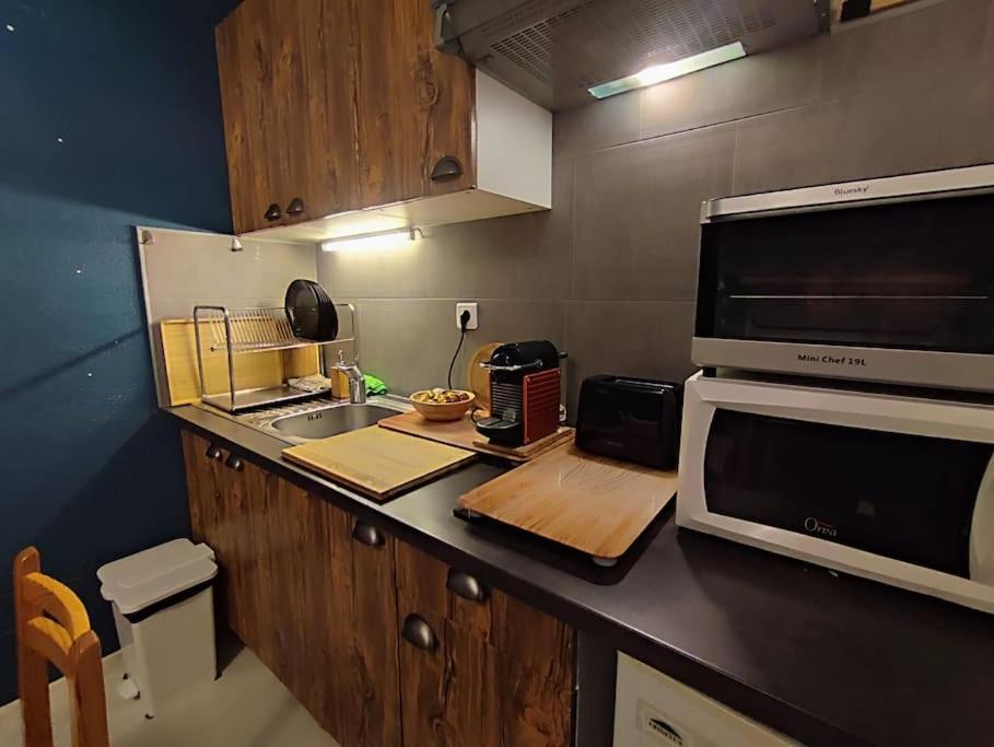 Studio Cosy 2100M Pied Des Pistes-Direct To Ski Slopes-Ski In Ski Out-La Plagne Aime 2000 Esterno foto