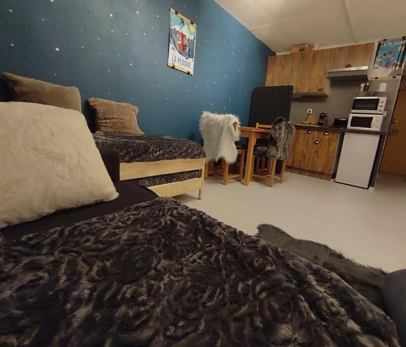 Studio Cosy 2100M Pied Des Pistes-Direct To Ski Slopes-Ski In Ski Out-La Plagne Aime 2000 Esterno foto