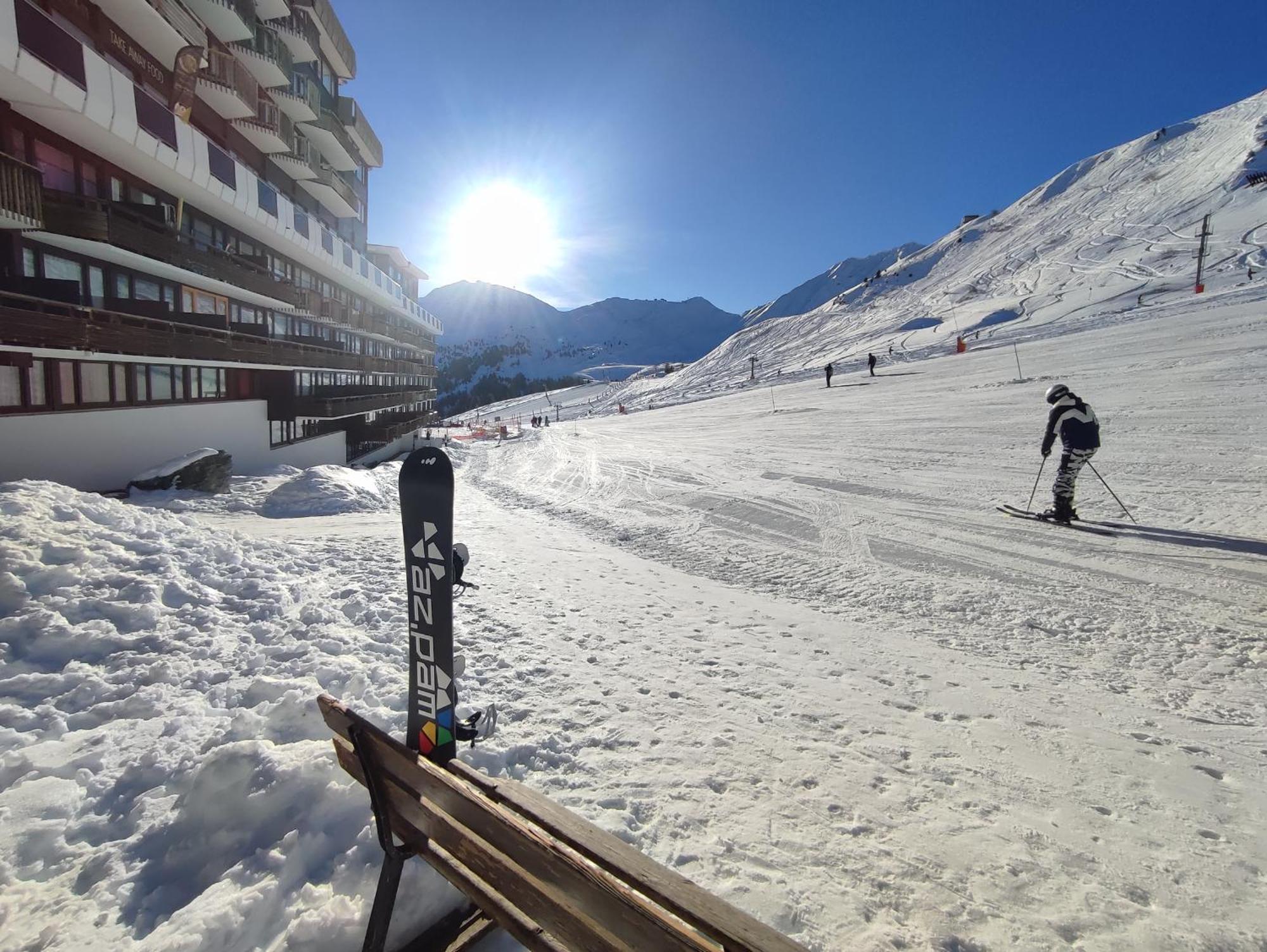 Studio Cosy 2100M Pied Des Pistes-Direct To Ski Slopes-Ski In Ski Out-La Plagne Aime 2000 Esterno foto