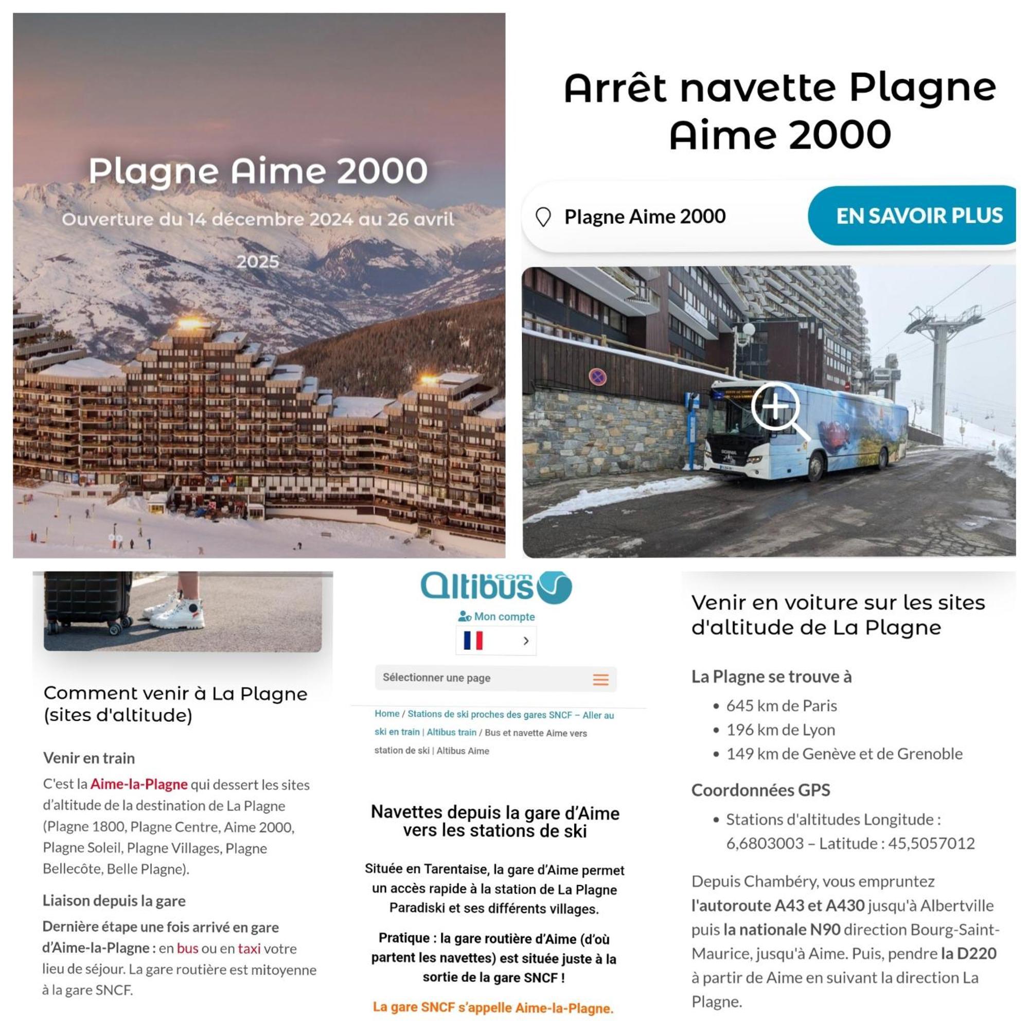 Studio Cosy 2100M Pied Des Pistes-Direct To Ski Slopes-Ski In Ski Out-La Plagne Aime 2000 Esterno foto