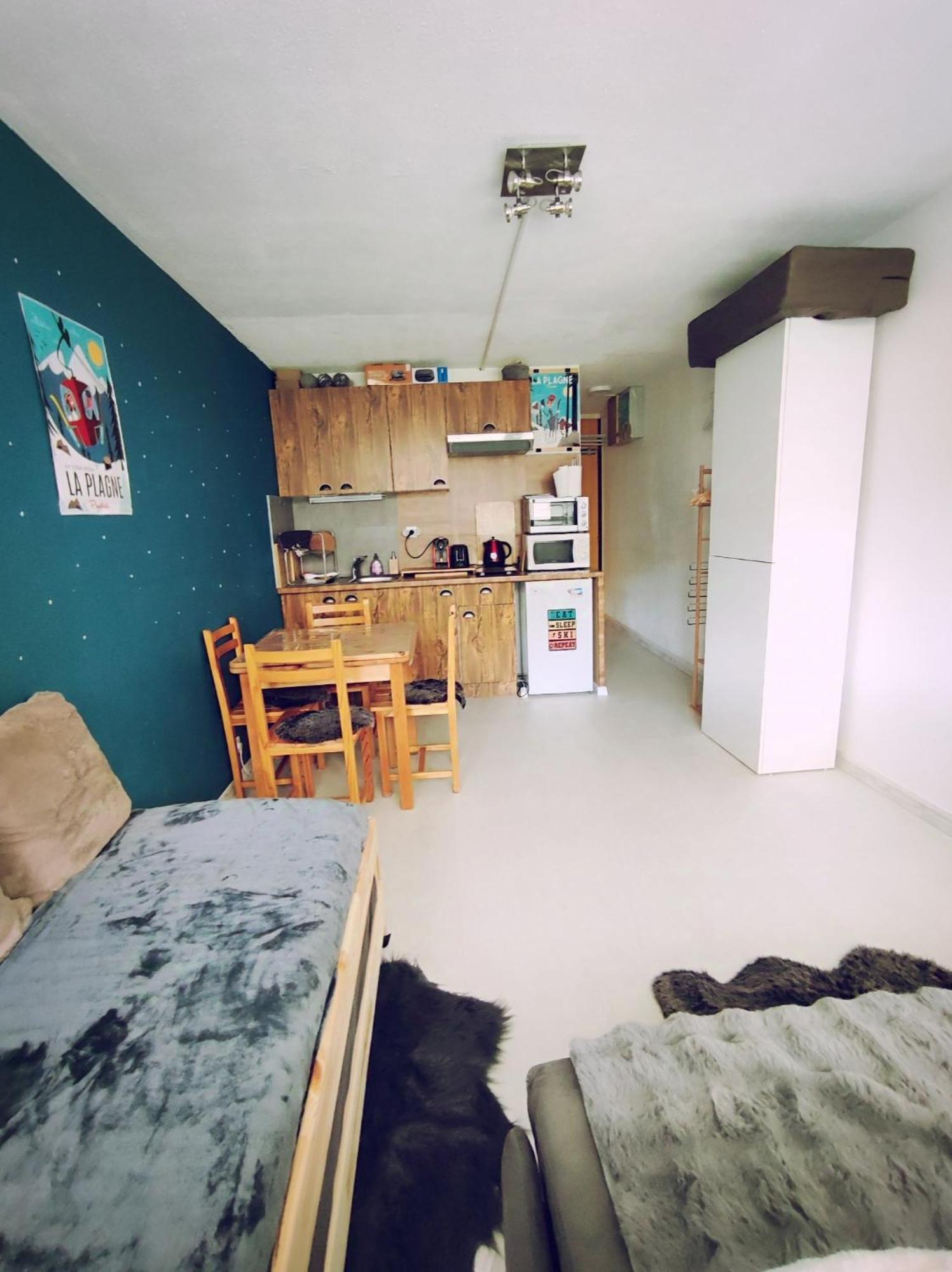 Studio Cosy 2100M Pied Des Pistes-Direct To Ski Slopes-Ski In Ski Out-La Plagne Aime 2000 Esterno foto